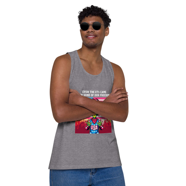 Even The ET's Want Some Freedom - Men’s Premium Tank Top