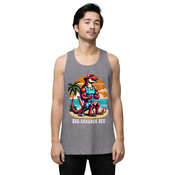 Broasaurus Rex - Men’s Premium Tank Top