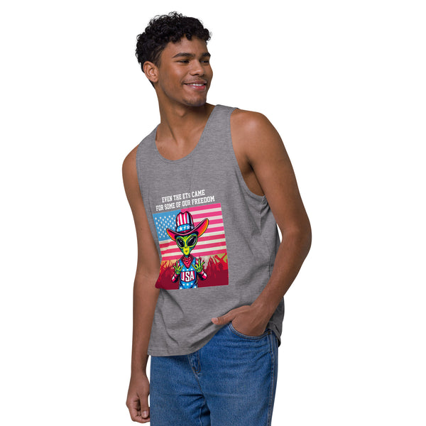 Even The ET's Want Some Freedom - Men’s Premium Tank Top