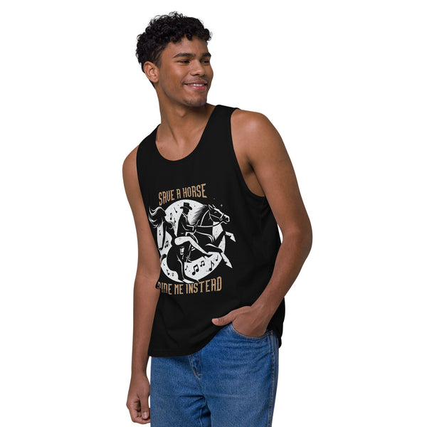 Save a Horse, Ride Me Instead - Men’s premium tank top