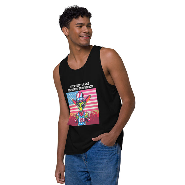 Even The ET's Want Some Freedom - Men’s Premium Tank Top