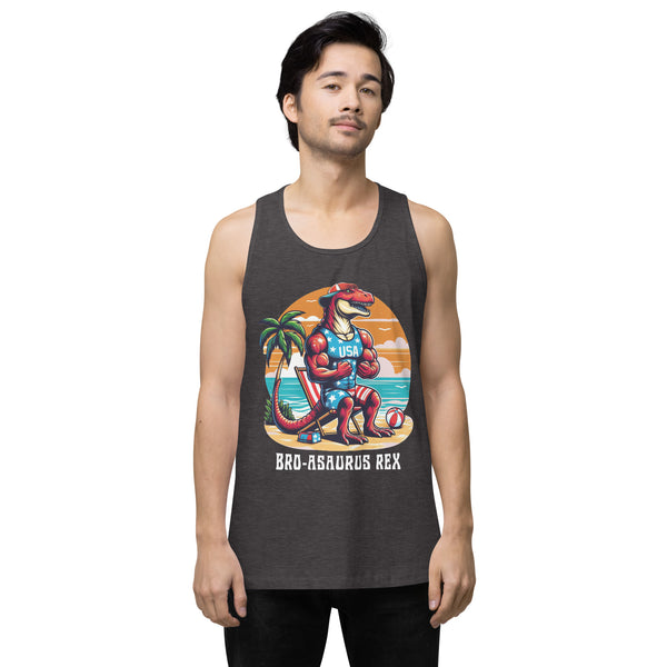 Broasaurus Rex - Men’s Premium Tank Top