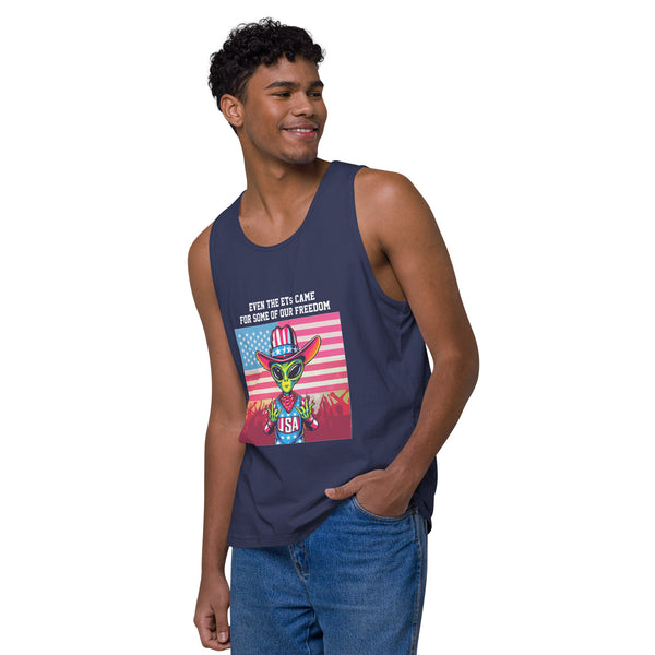 Even The ET's Want Some Freedom - Men’s Premium Tank Top