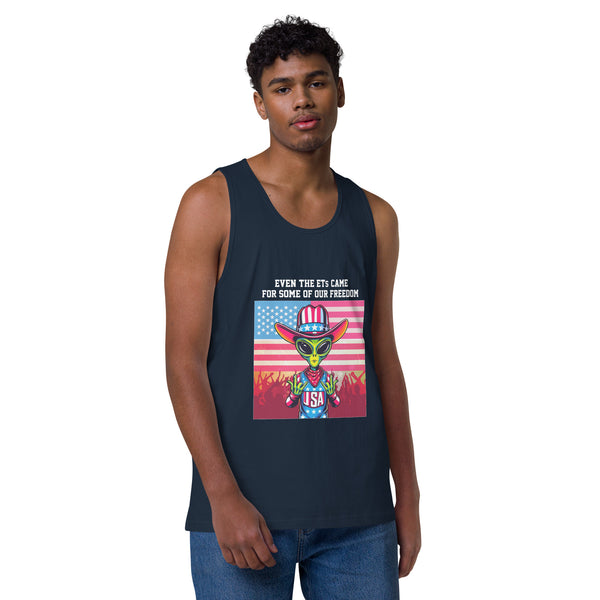 Even The ET's Want Some Freedom - Men’s Premium Tank Top