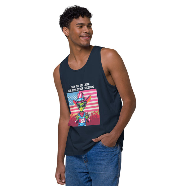 Even The ET's Want Some Freedom - Men’s Premium Tank Top