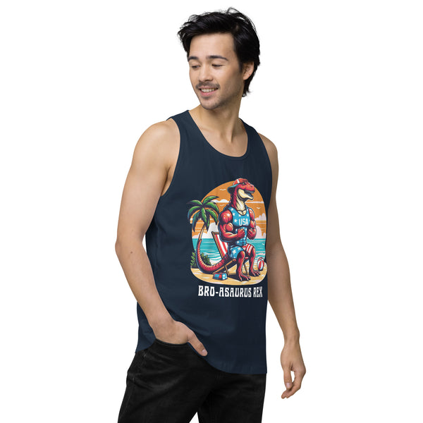 Broasaurus Rex - Men’s Premium Tank Top