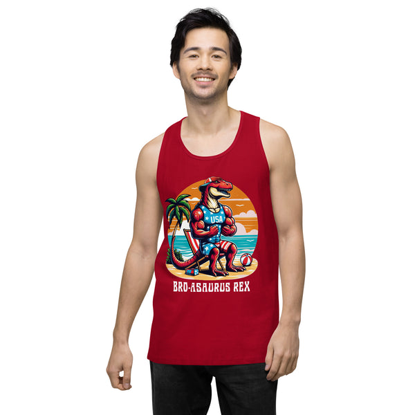 Broasaurus Rex - Men’s Premium Tank Top