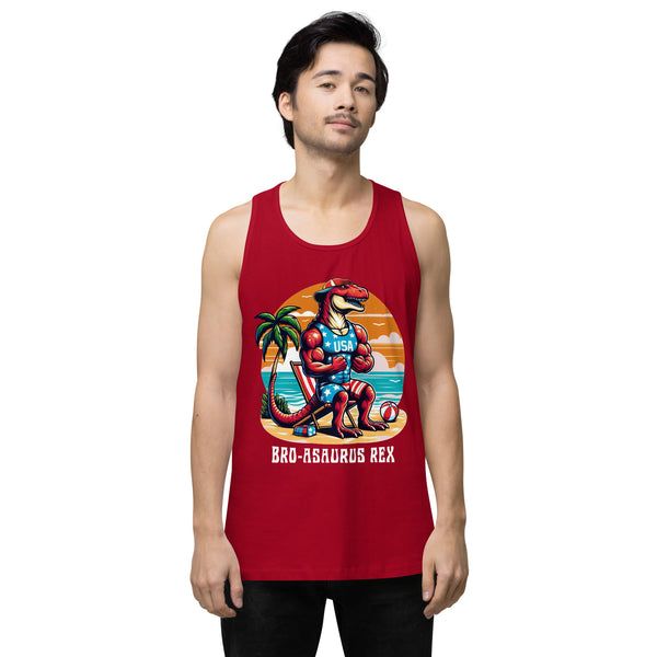 Broasaurus Rex - Men’s Premium Tank Top