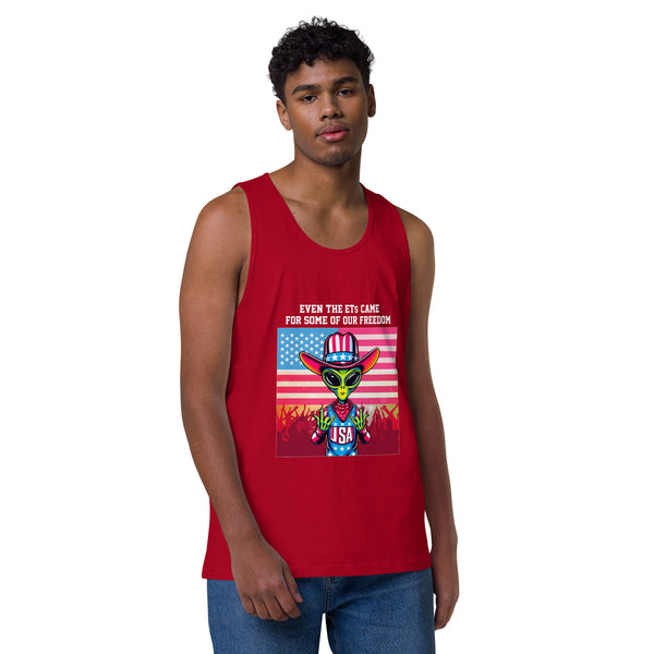 Even The ET's Want Some Freedom - Men’s Premium Tank Top