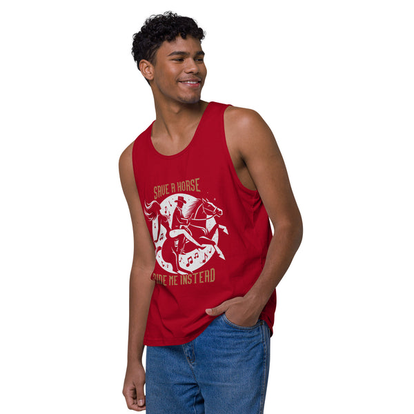 Save a Horse, Ride Me Instead - Men’s premium tank top