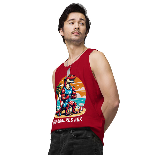 Broasaurus Rex - Men’s Premium Tank Top