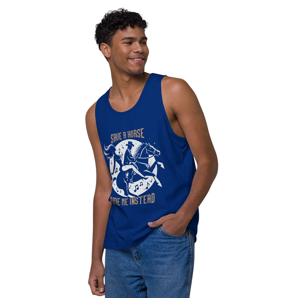 Save a Horse, Ride Me Instead - Men’s premium tank top