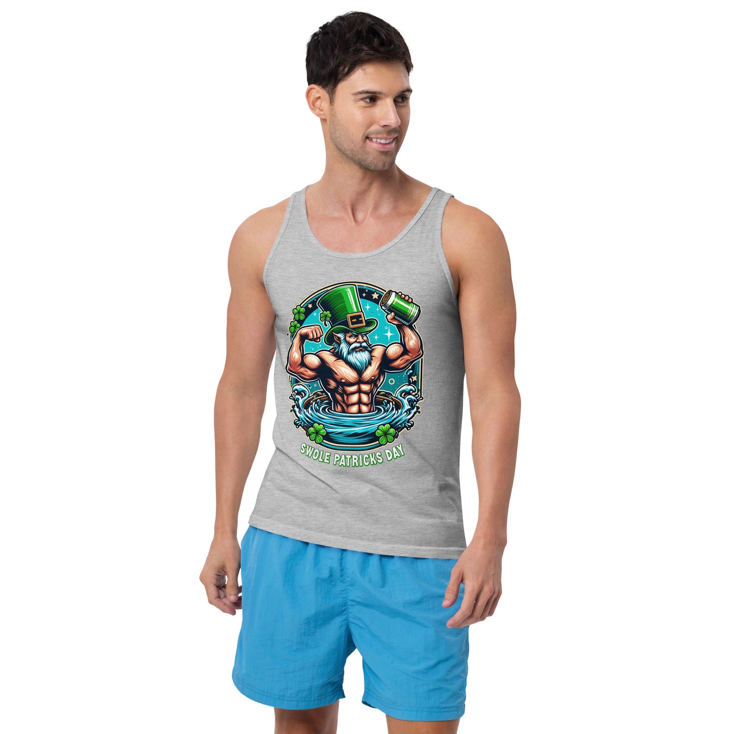 Men's Tank Top Plastered Gnomes Athletic Heather