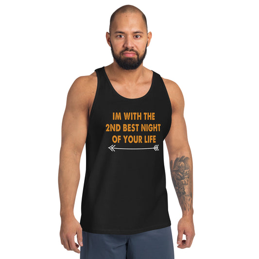 I am with the 2nd best night of your life Men's Tank Top