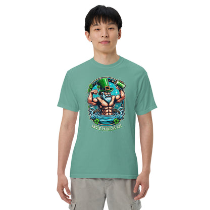 Men's Garment-Dyed T-Shirt Plastered Gnomes Seafoam