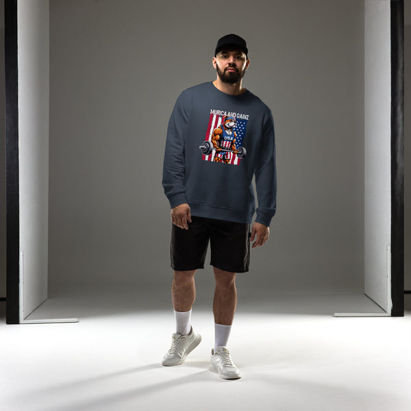 Murica and Gainz - Men's Organic Sweatshirt