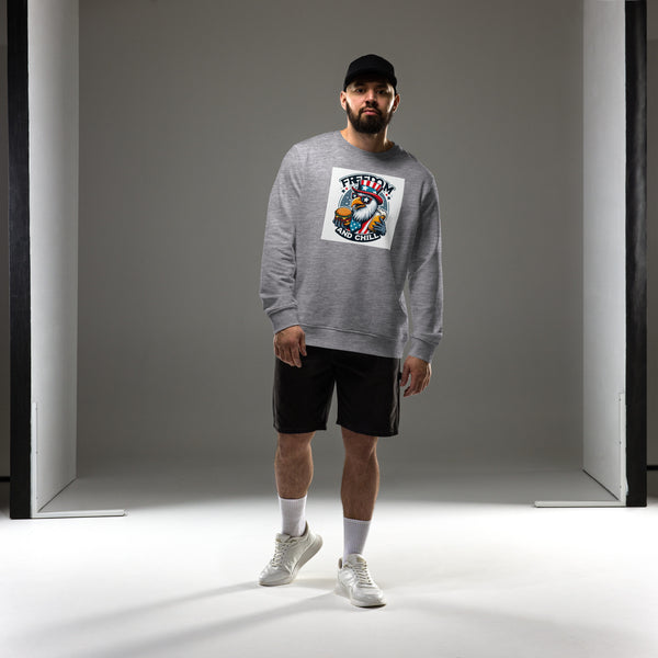 Freedom and Chill - Men's Organic Sweatshirt