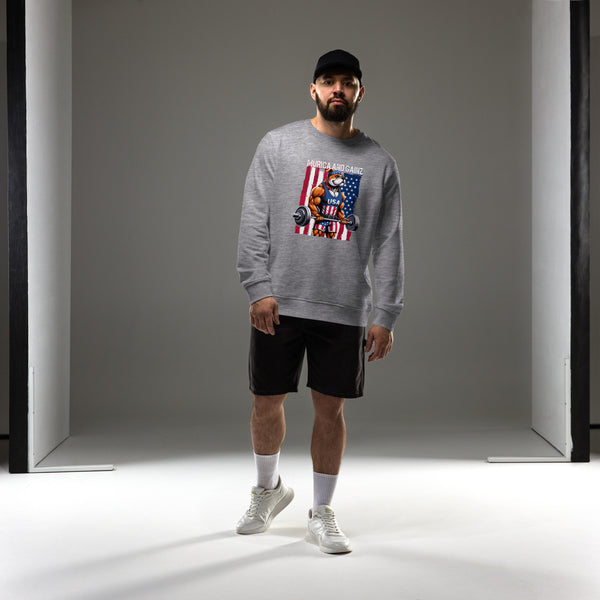 Murica and Gainz - Men's Organic Sweatshirt