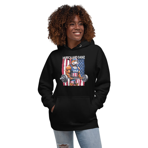 Murica And Gainz - Women's Hoodie