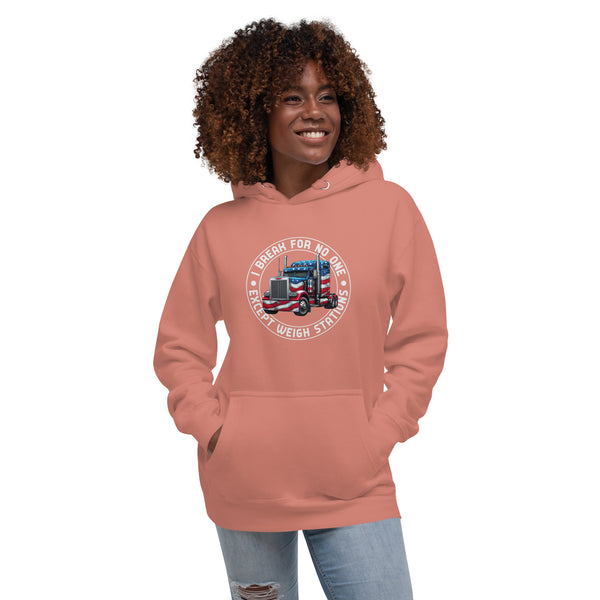 I Brake For No One Except Weigh Stations - Women's Hoodie