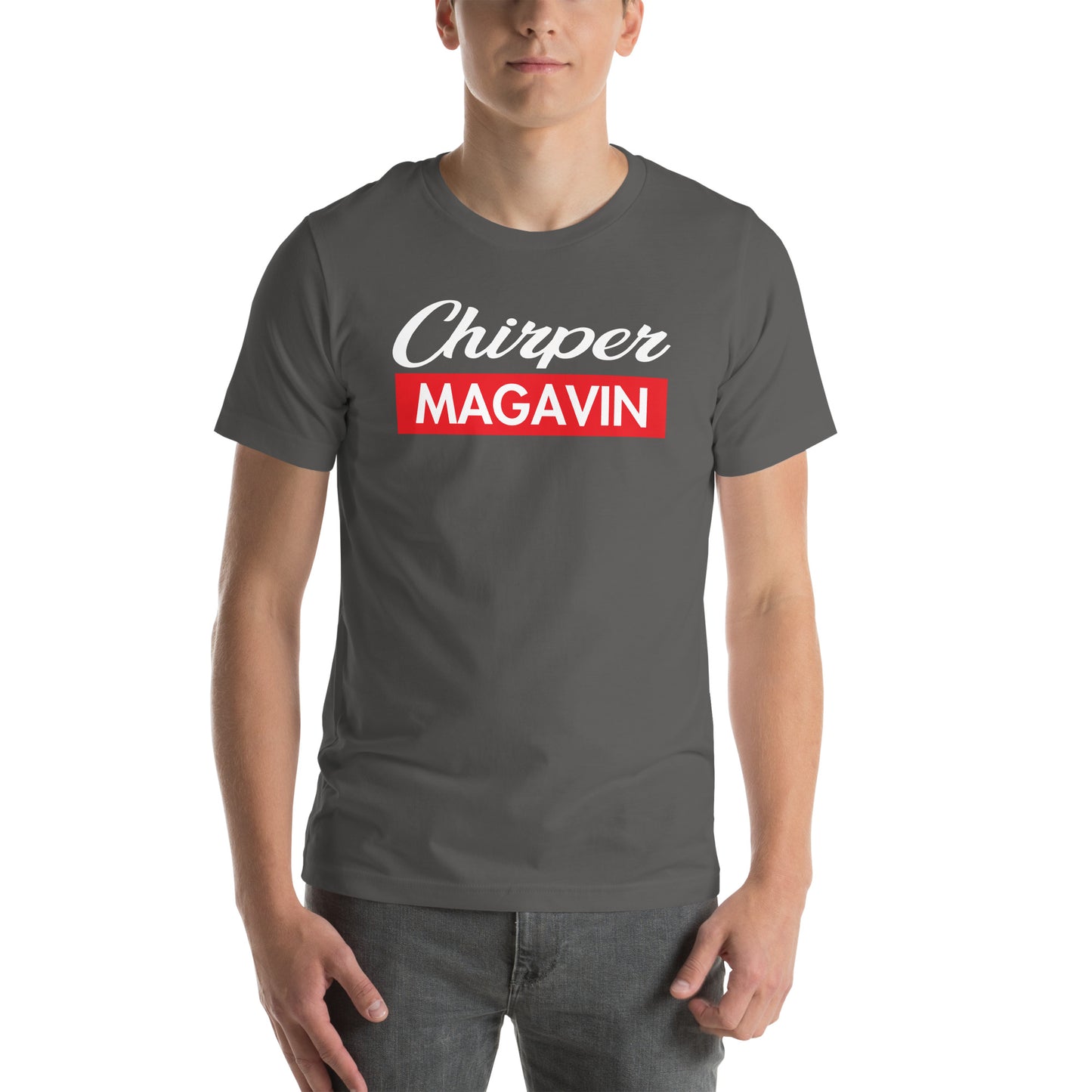 Chirper Magavin Unisex t-shirt