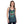 Women's Racerback Tank Plastered Gnomes Indigo