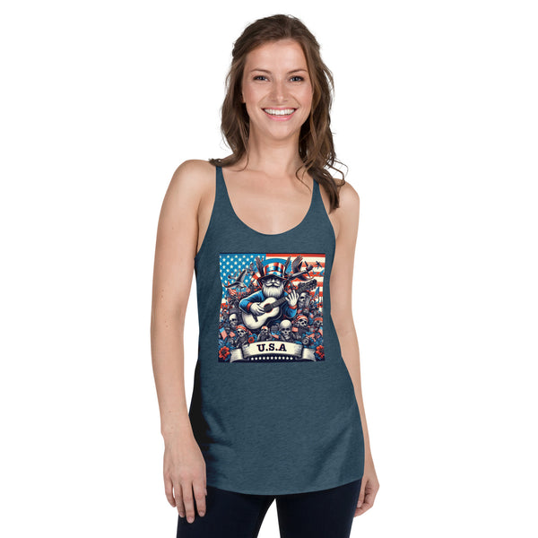 Gnome USA - Women's Racerback Tank