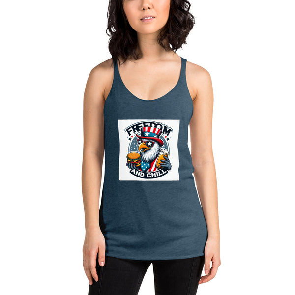 Freedom And Chill - Women's Racerback Tank