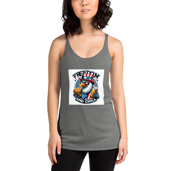 Freedom And Chill - Women's Racerback Tank