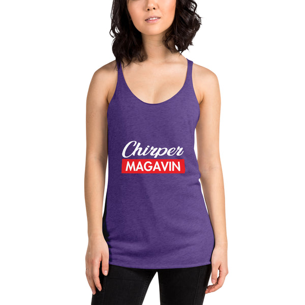 Chirper Magavin - Women's Racerback Tank